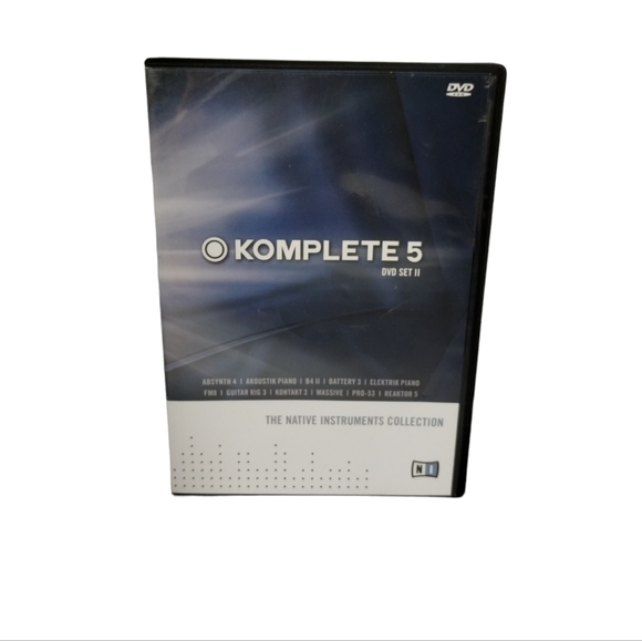 Komplete 5 DVD SET II Native Instruments Collection 5 disc set Replacement - Picture 1 of 3